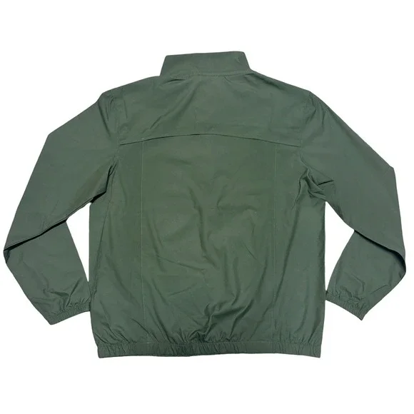 Puma Womens Half Zip Windbreaker Thyme Green Pullover Jacket Size M NEW - Picture 2 of 7